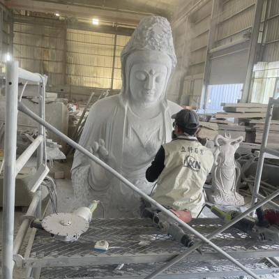 白花崗石雕製-觀音菩薩